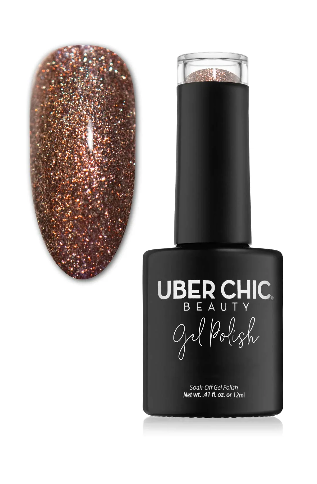 Optimized Spiced Cider - Glitter Gel Polish - Uber Chic 12ml Expertly Made