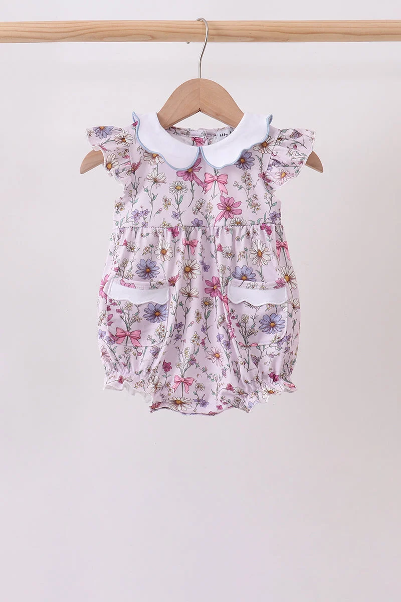 Eco-Friendly Purple Garden Ruffle Bubble Soft