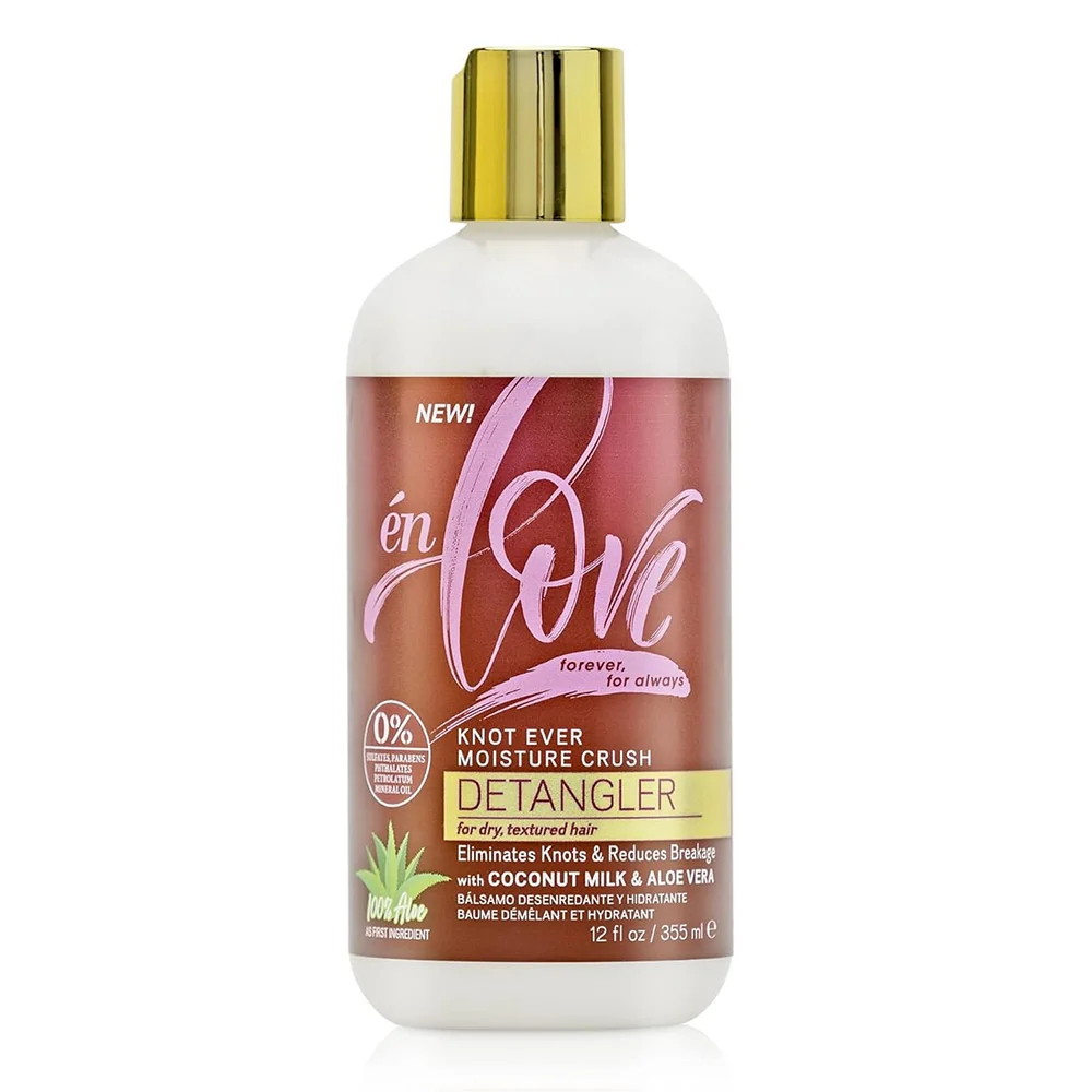 Premium Material EN Love Knot Ever Moisture Crush Hair Detangler with Coconut Milk and Aloe Vera 12Oz 355ml Dependable