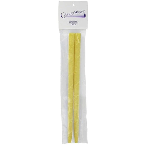 Artisan Cylinder Works Beeswax Cylinder Candles - 2 Pack Top-Quality