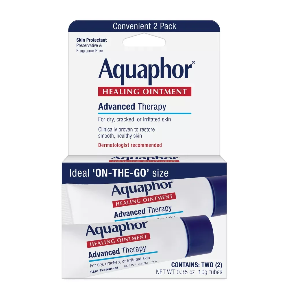 Organic Aquaphor Healing Ointment - 0.35 Oz Tubes 2 Pack Stylish