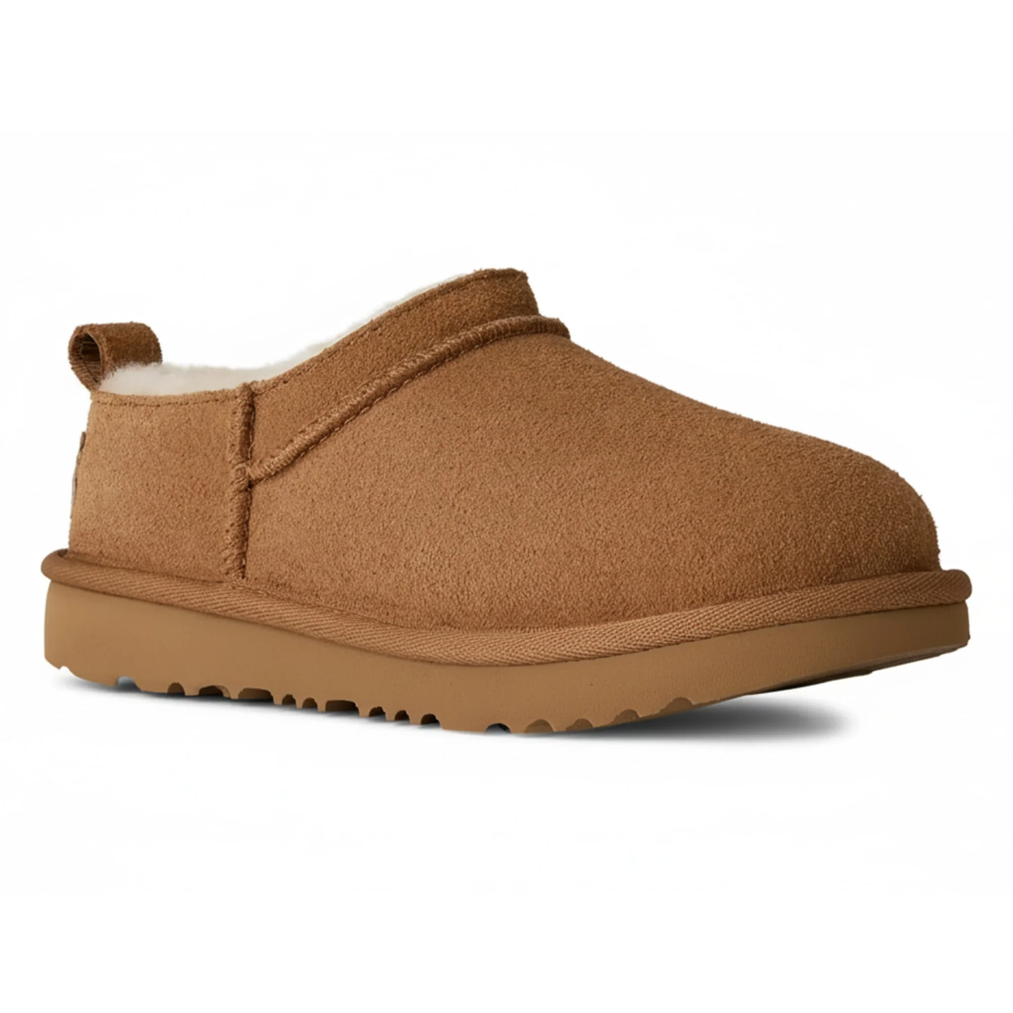 Enhanced UGG Kids Classic Micro Slipper 'Chestnut' Slippers Secure
