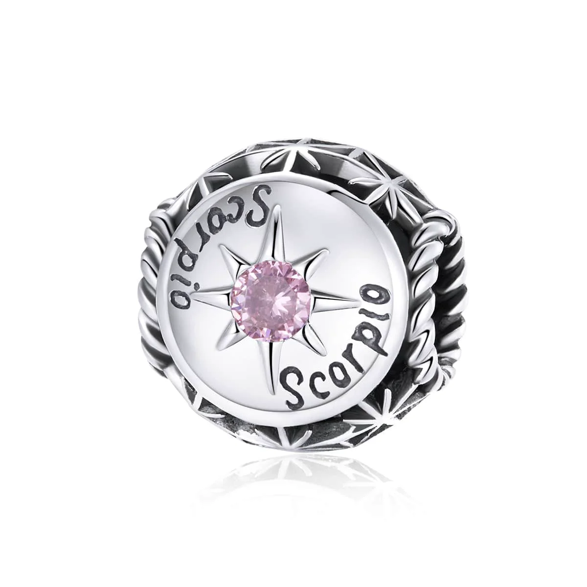 Elegant Ag Sterling - Scorpio Cubic Zirconia Sterling Silver Zodiac Sign Luxury