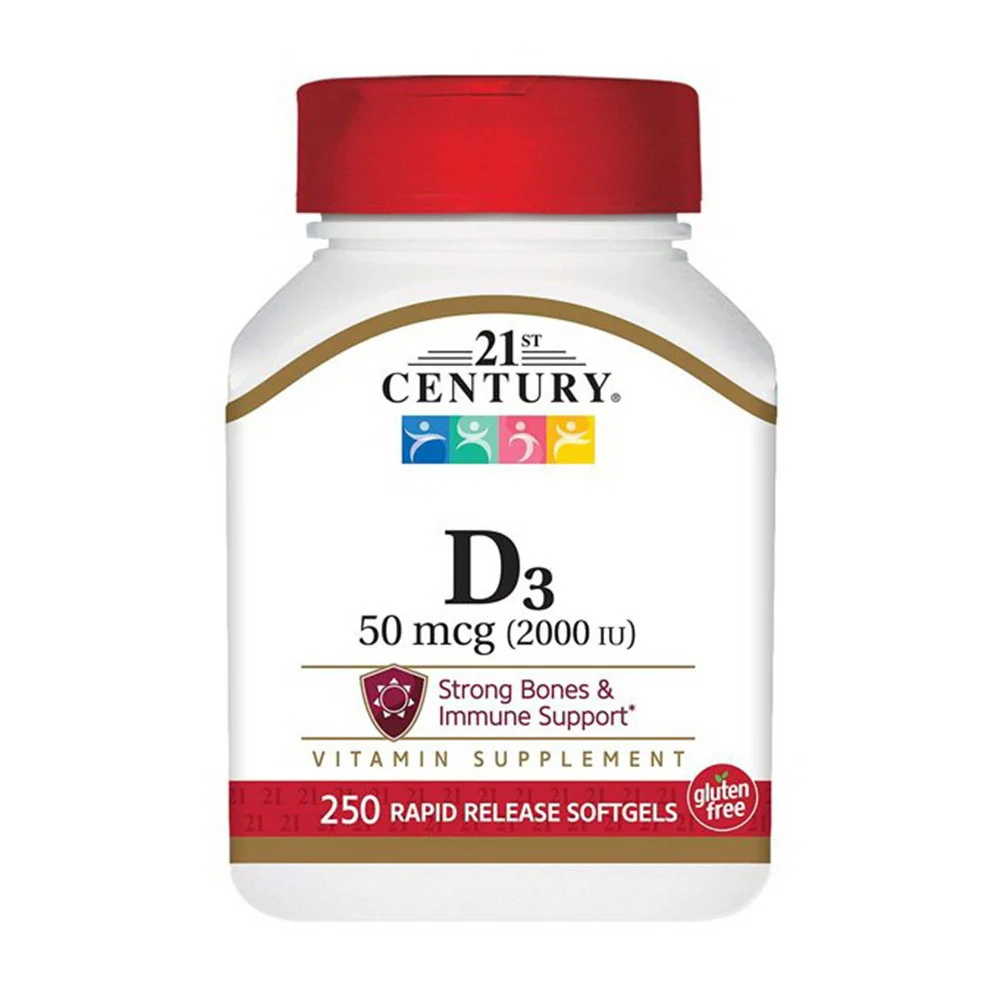 Environmentally Friendly 21St Century Vitamin D3-2000 Iu Super Strength Softgels - 250 Ea Elite