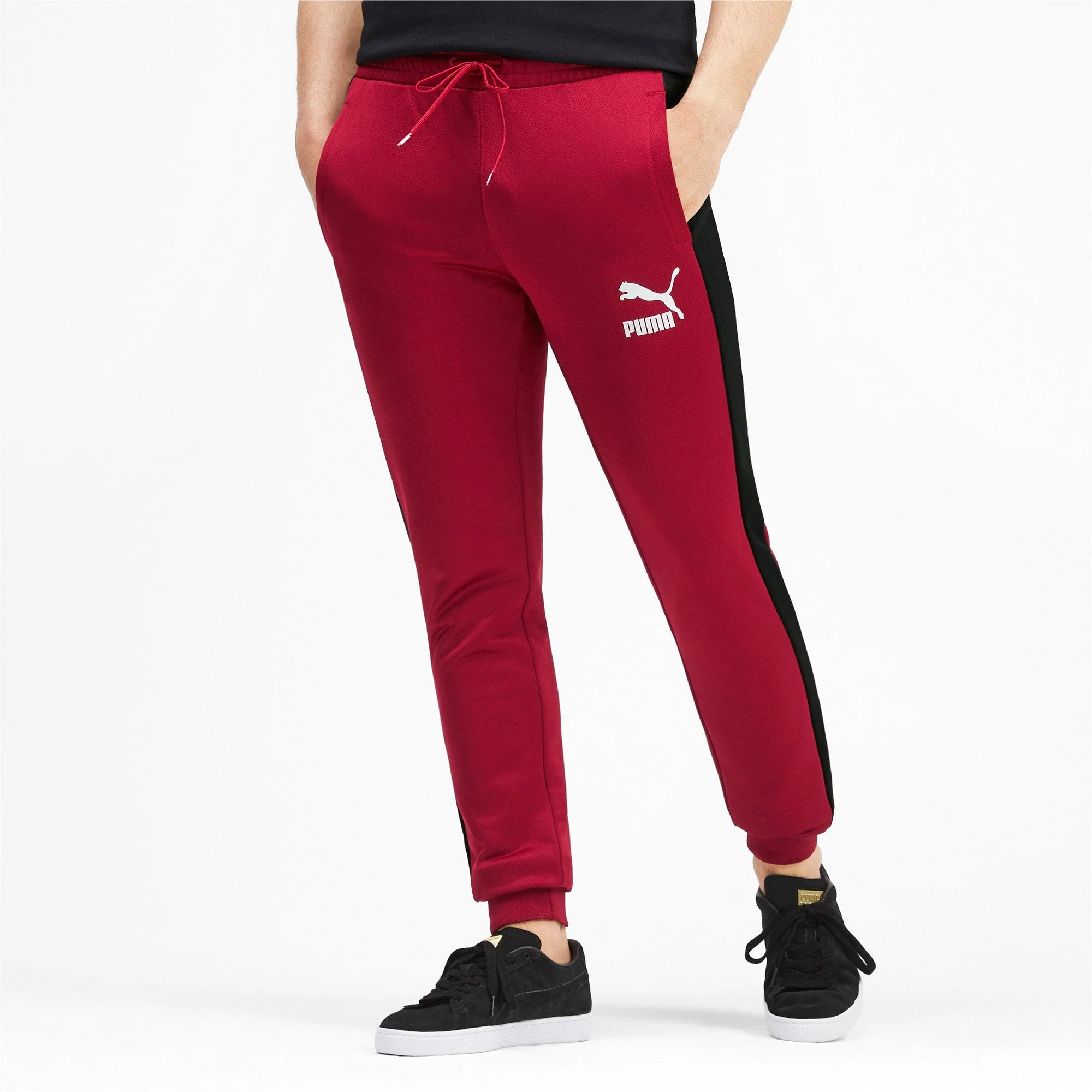 Eco-Friendly Puma Men's Iconic T7 Track Pant Cuff Pants Powerful