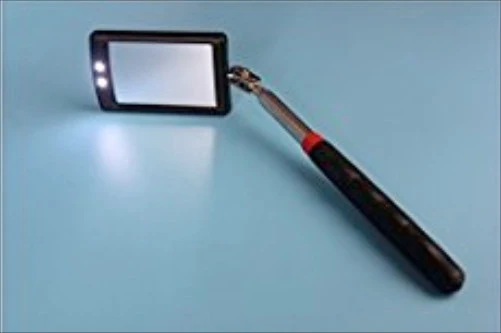 Certified Telescopic LED Lighted Inspection Mirror Inspecting Tool Practical