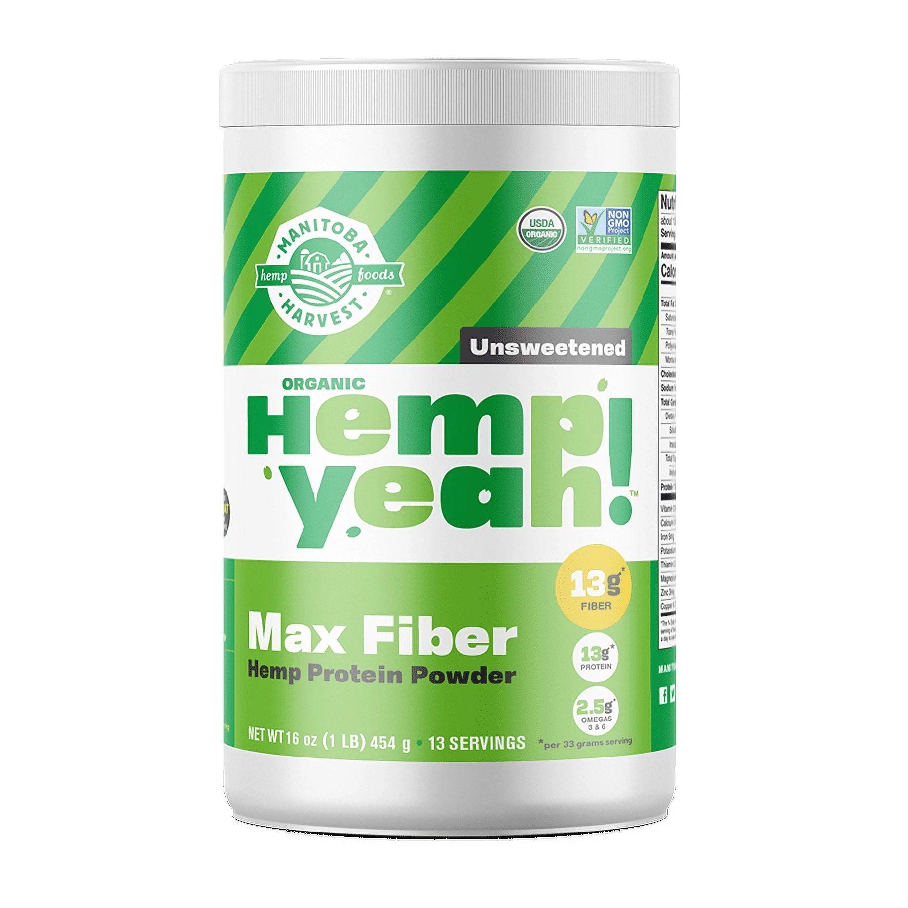 Fine Manitoba Harvest Organic Hemp Protein With Fiber 16 Oz Modern