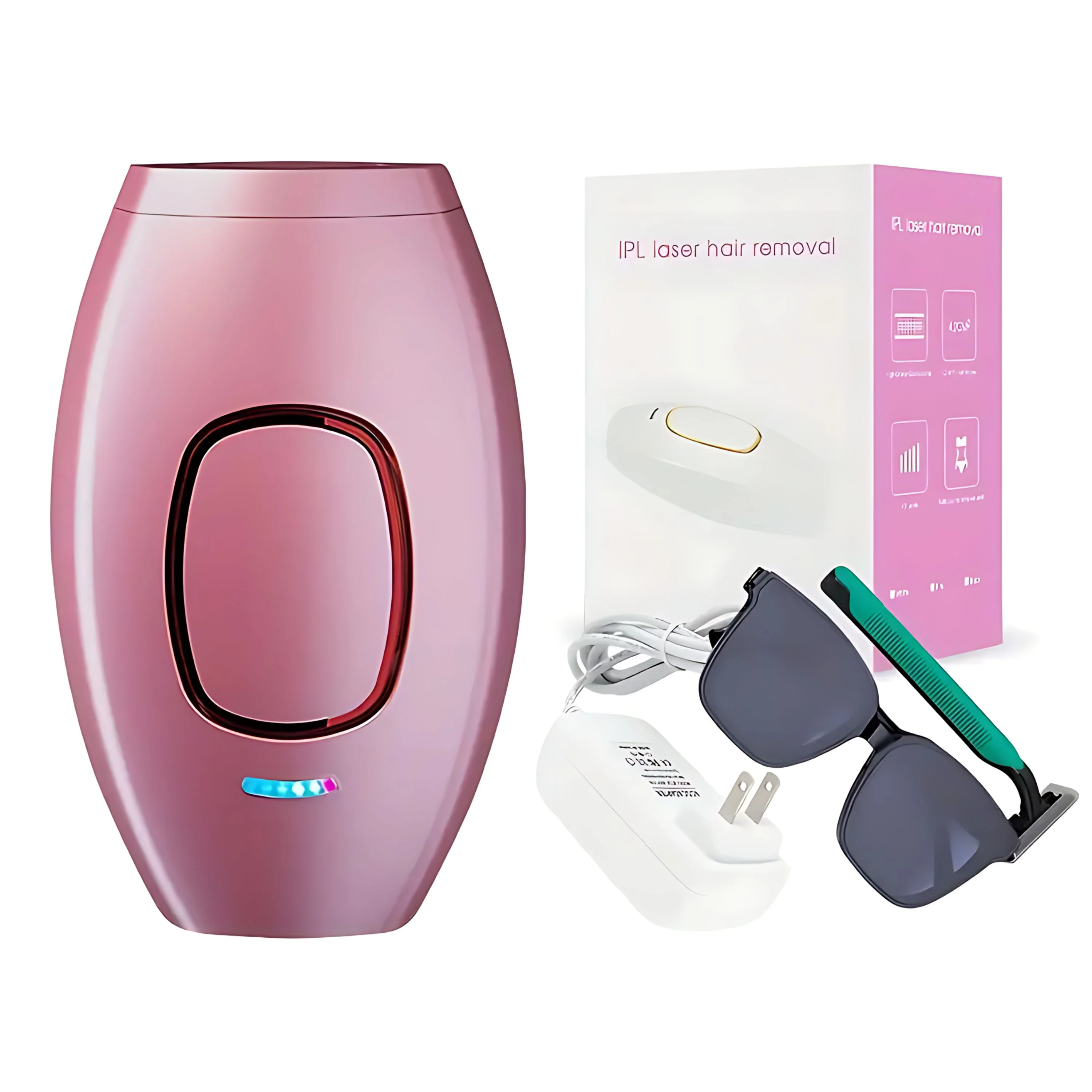 User-Friendly VYSN IPL Hair Removal Device 500 000 Flashes 5 Levels Painless Permanent Epilation Photon Technology Proven