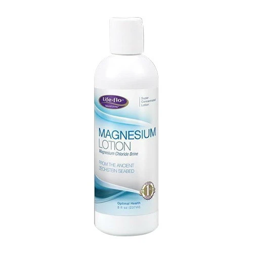 Natural Life Flo Optimal Health Super Concentrated Magnesium Skin Lotion 8 Oz Clean