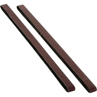 Effective 2 Piece 1 x 42 Sanding Sandpaper Belts 80 Grit Sander Aluminum Oxide Safe