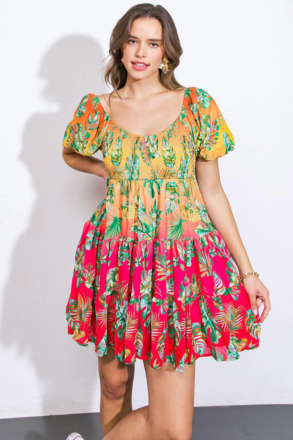Comfortable Road to Nashville Woven Mini Dress Solid