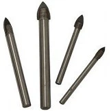Eco-Friendly 4 Piece Drill Bit Set Kit for Drilling Glass Tile Ceramic Plastic Plexiglass High-Quality