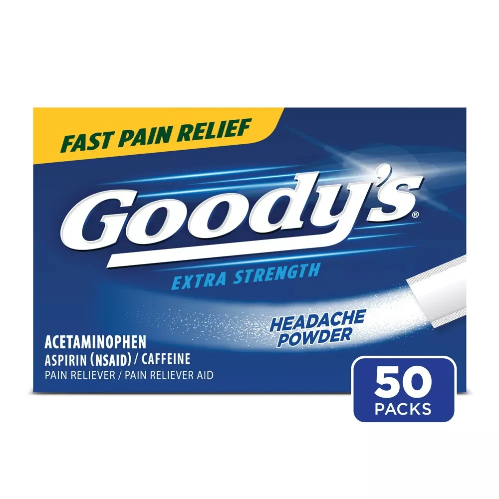 Relaxed Goodys Extra Strength Headache and Pain Relief Powder Aspirin 50 Count 1 Ea Innovative