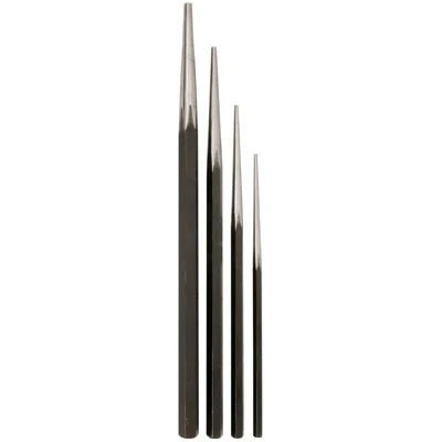 Original Design 4 Piece Mechanics Hand Metal Steel Long Taper Tapered Alignment Punch Tool Set Dependable