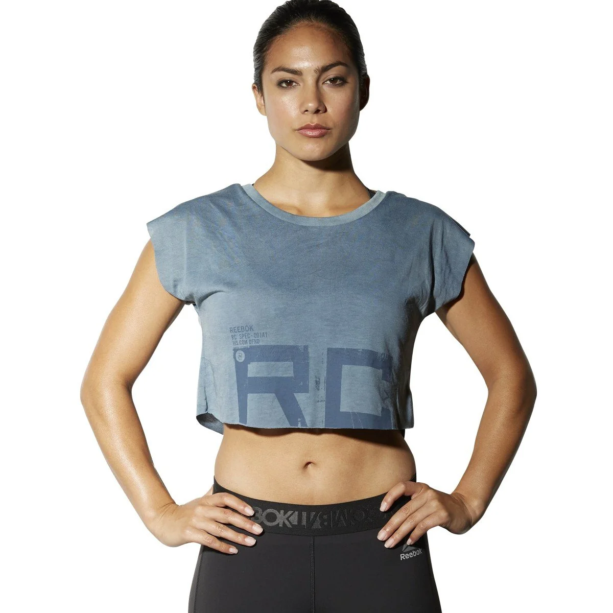 Durable Reebok Women's Combat Spray Dye Crop Tee Efficient