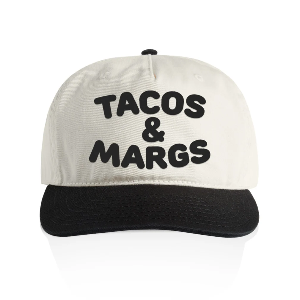 Exclusive Frankie Jean Tacos Margs 2 Tone Cap Certified