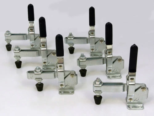 Solid 6 Pack of Quick Release Vertical Jig Toggle Clamps Fashionable