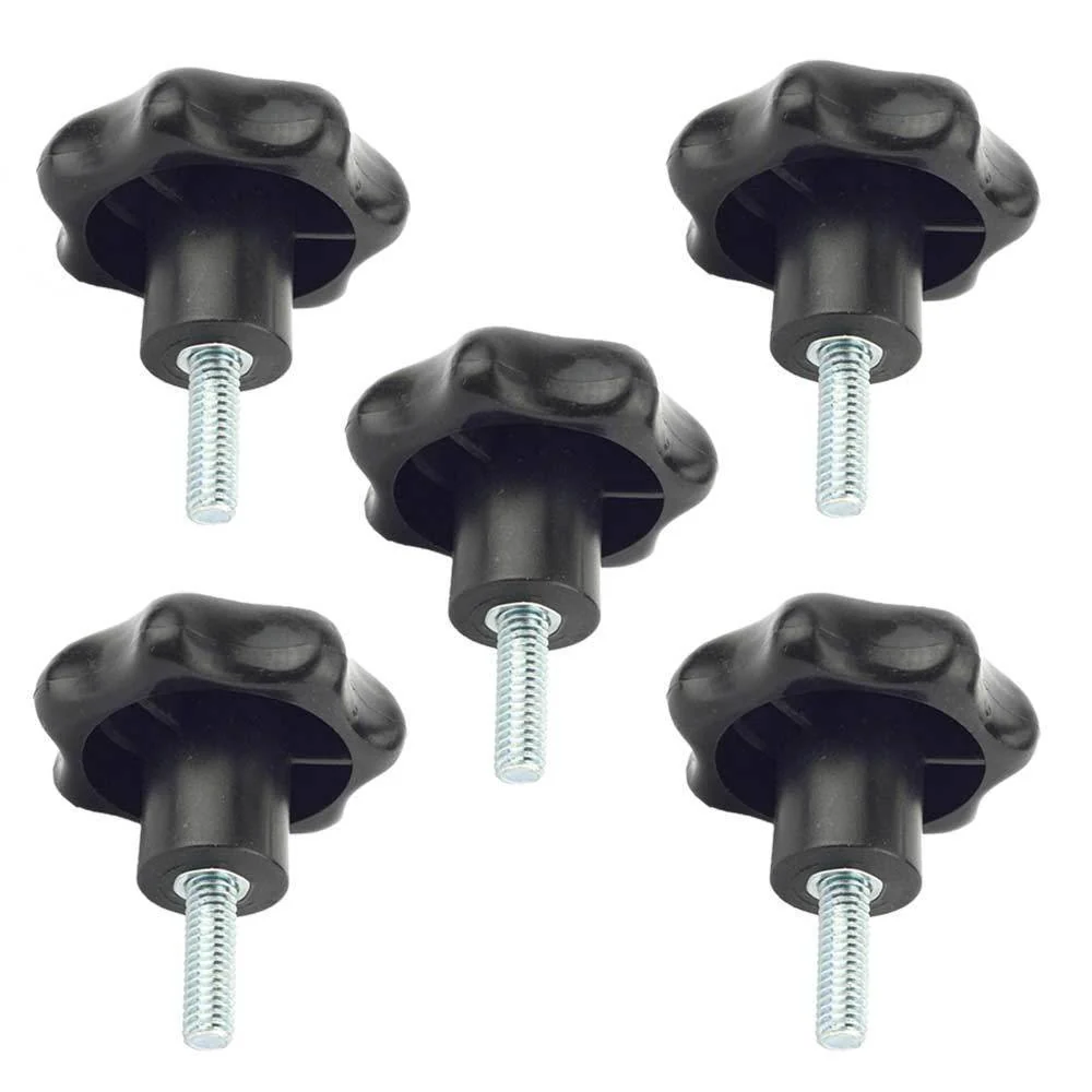 Original Design 5 Pack Of Plastic Knobs With Male Threads 5 16 x 18 Threaded Stems For Jigs Next-Generation