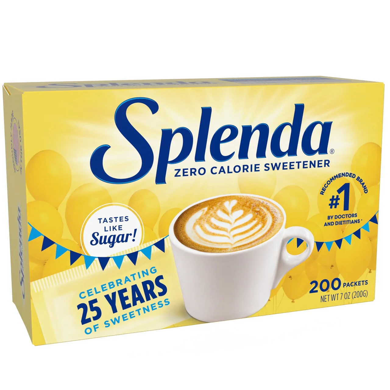 Long-Lasting Splenda I For Whole Family No Calorie Sweetener Individual Packets For Cooking And Baking 200 Ea Versatile