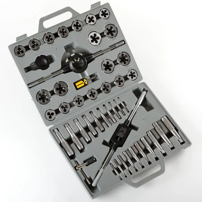 Verified 45 Piece Large Metric Tap Die Tool Set Practical