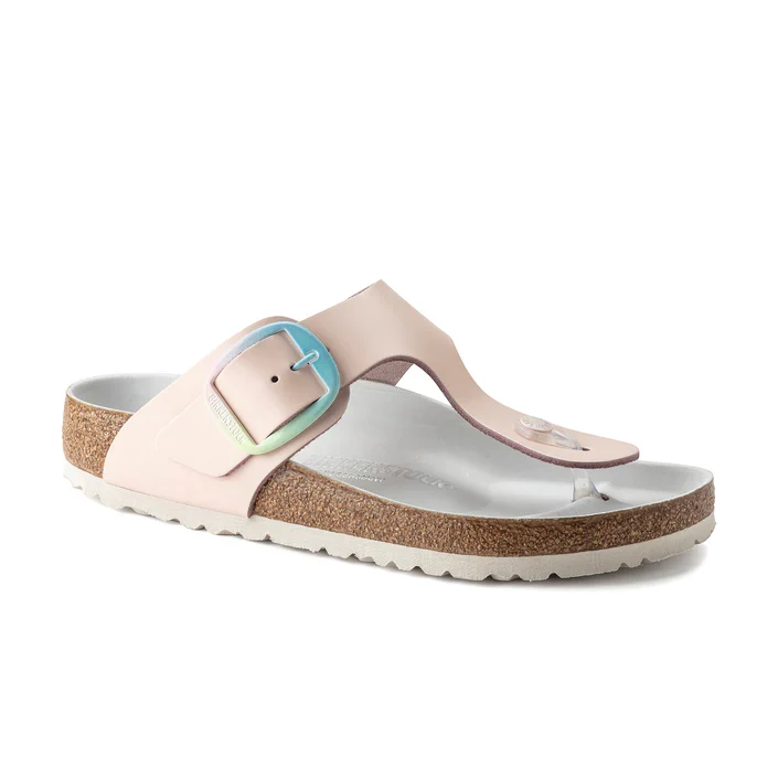 Elite Birkenstock Gizeh Big Buckle Natural Leather Ombre Light Rose Top-Quality