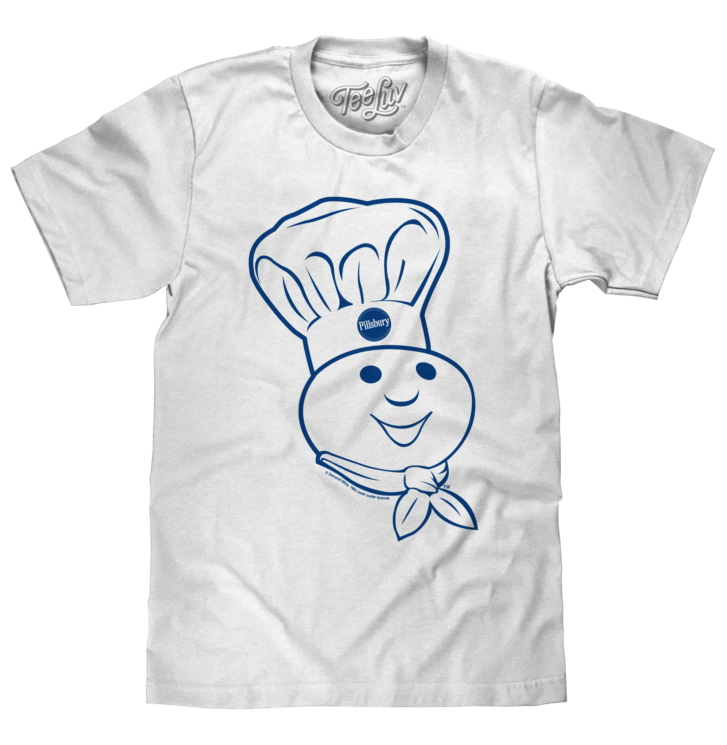 Relaxed Pillsbury Doughboy Poppin' Fresh T-Shirt - White Professional