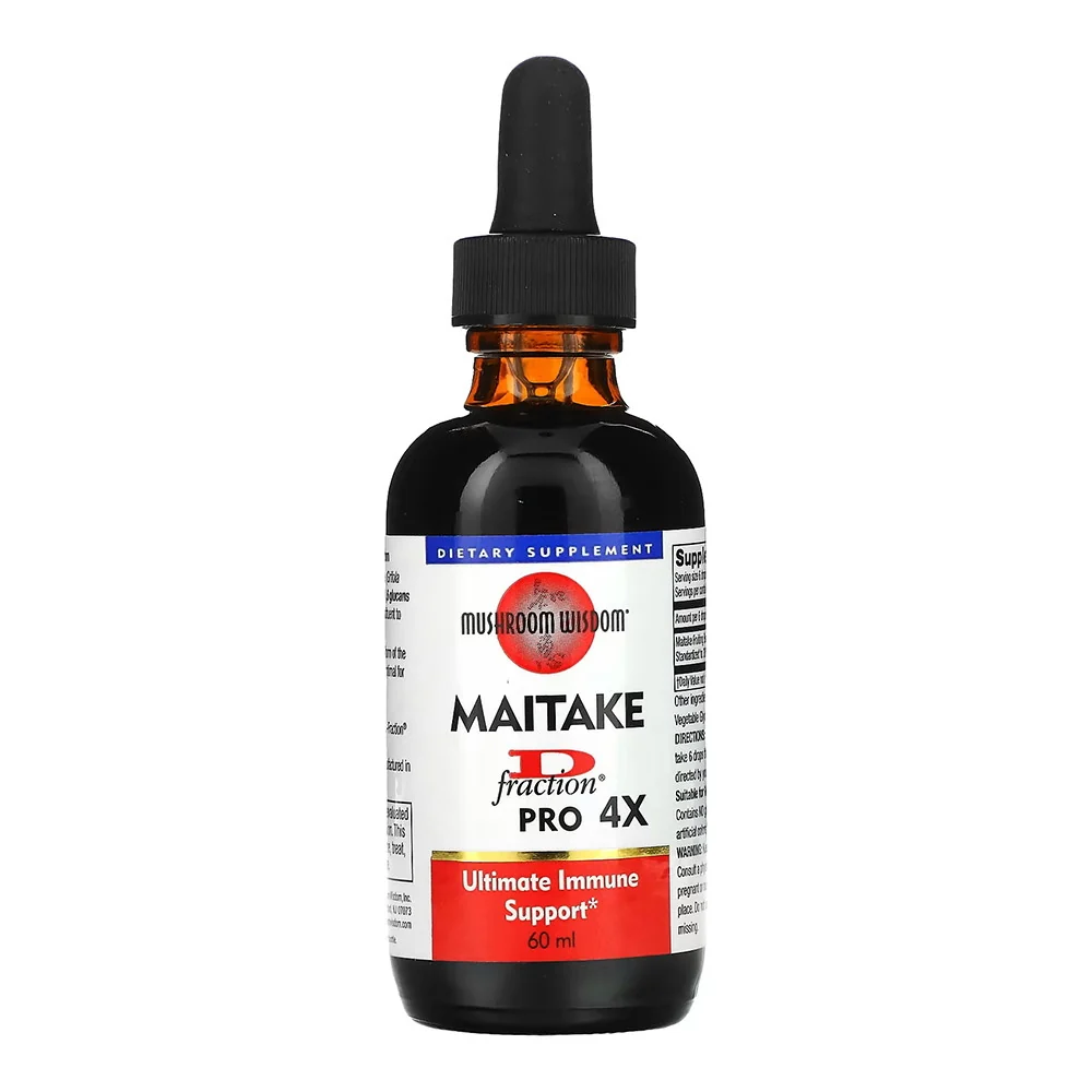 Easy-to-Use Mushroom Wisdom Maitake D-Fraction Pro 4X - 2 Oz Exclusive
