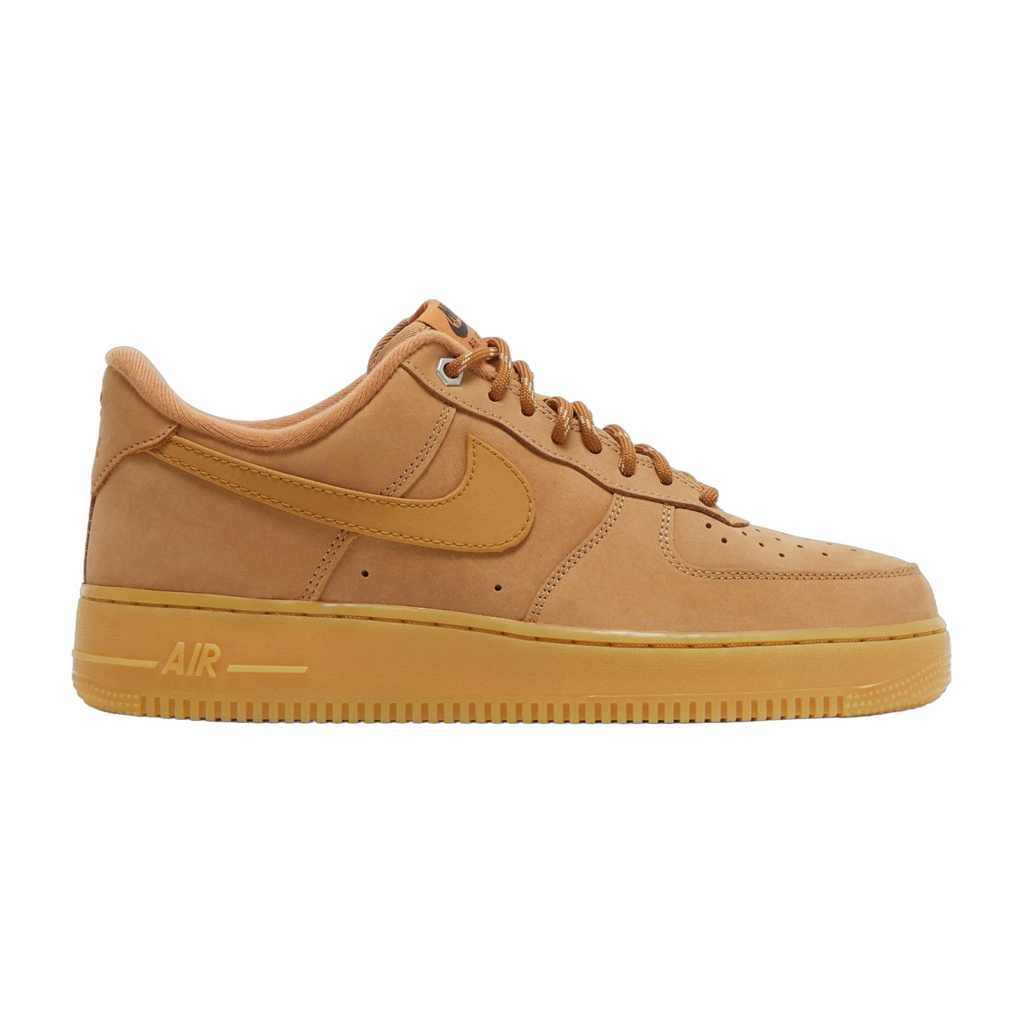 Green Nike Men's Air Force 1 Low 'Flax 2022' Sneakers Comfortable
