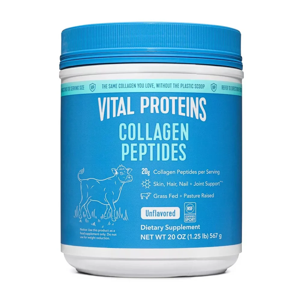Superior Vital Proteins Collagen Peptides Powder Unflavored Support Hair Skin and Nails 20 Oz Sophisticated