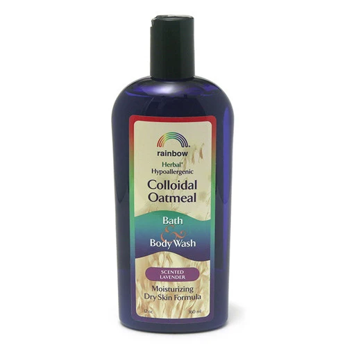 Reusable Rainbow Research Colloidal Oatmeal Bath And Body Wash Lavender Scent - 12 Oz Authentic