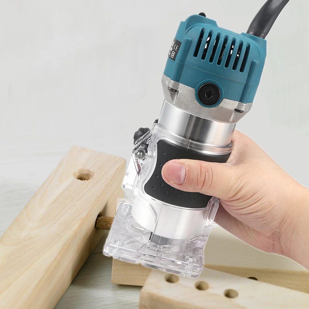 Lightweight Handheld Wood Router Trimmer Tool Powerful
