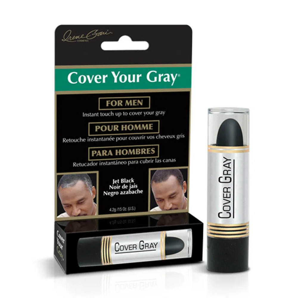 Specialty Cover Your Gray Mens Touch Up Stick Jet Black 1 Ea Solid