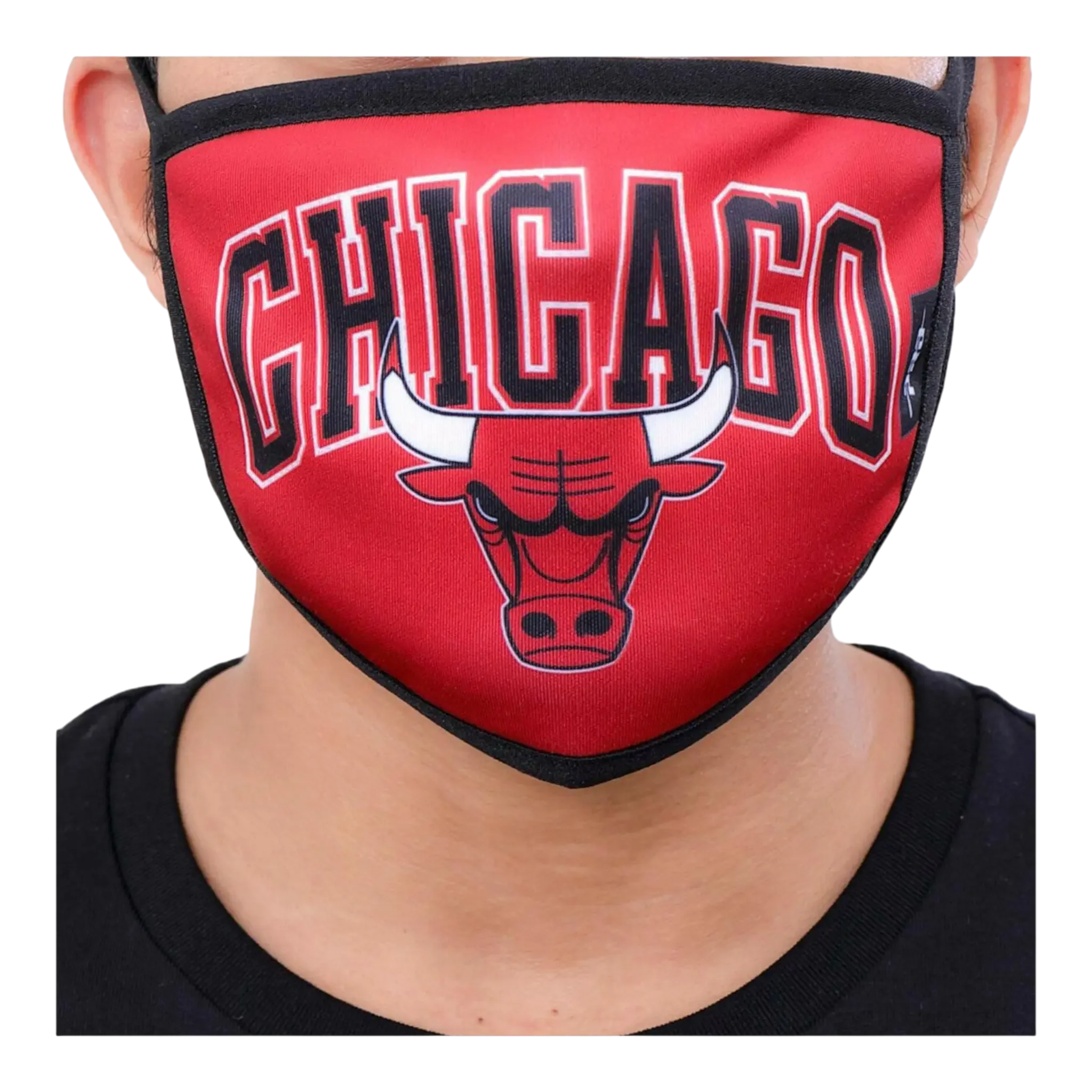 Superior Pro Standard NBA Chicago Bulls Face Covering Mask 2-Pack High-End