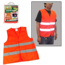 Dependable XXL Whole Bulk Lot Case of 48 Reflective Night Neon Orange Safety Vests Fast