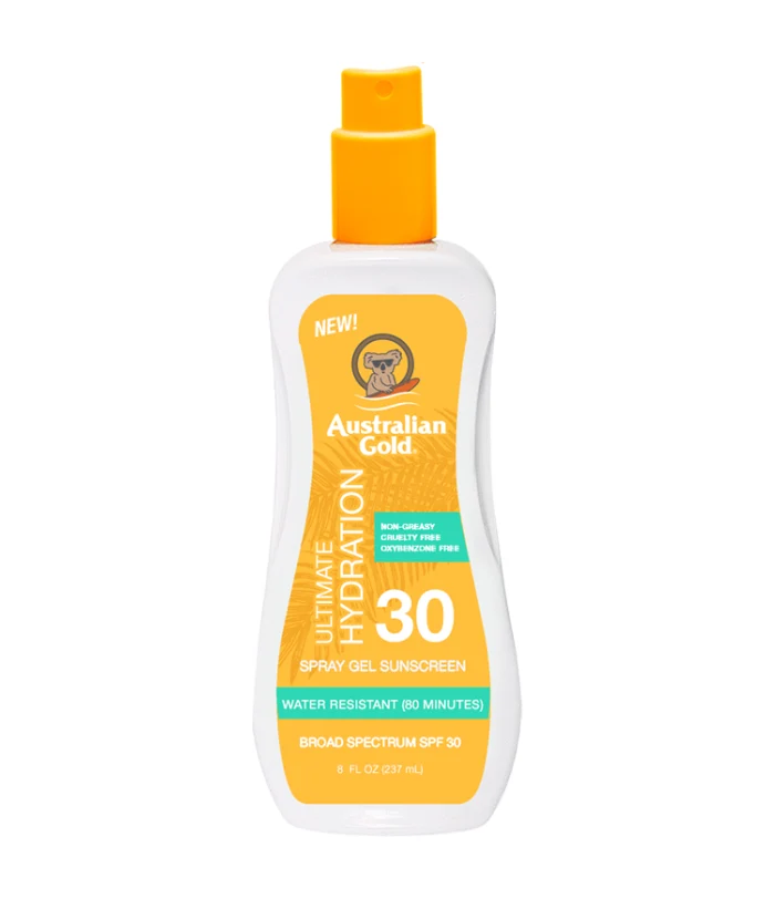 Optimized Australian Gold Exotic Blend Spray Gel Sunscreen Clear SPF 30 8 Oz Fast