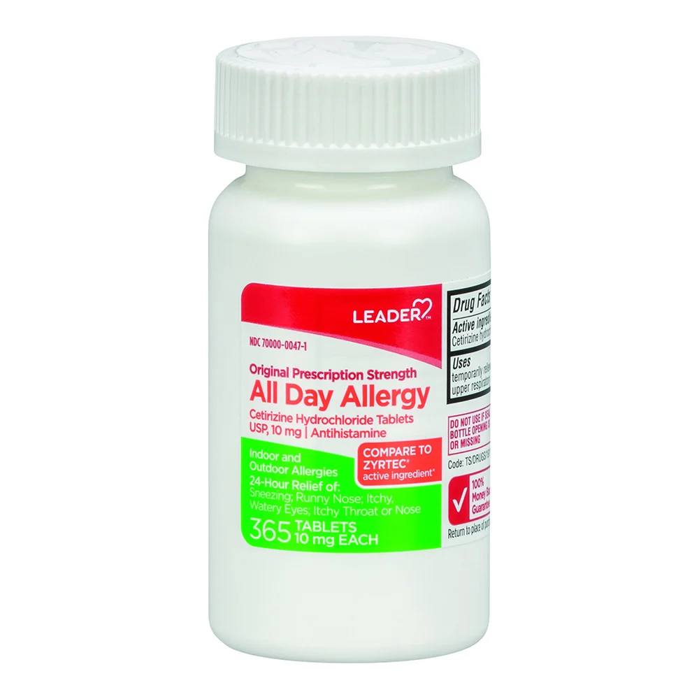 Quality Leader All Day Allergy 10 Mg Prescription Strength Tablets 365 Ea Minimalist