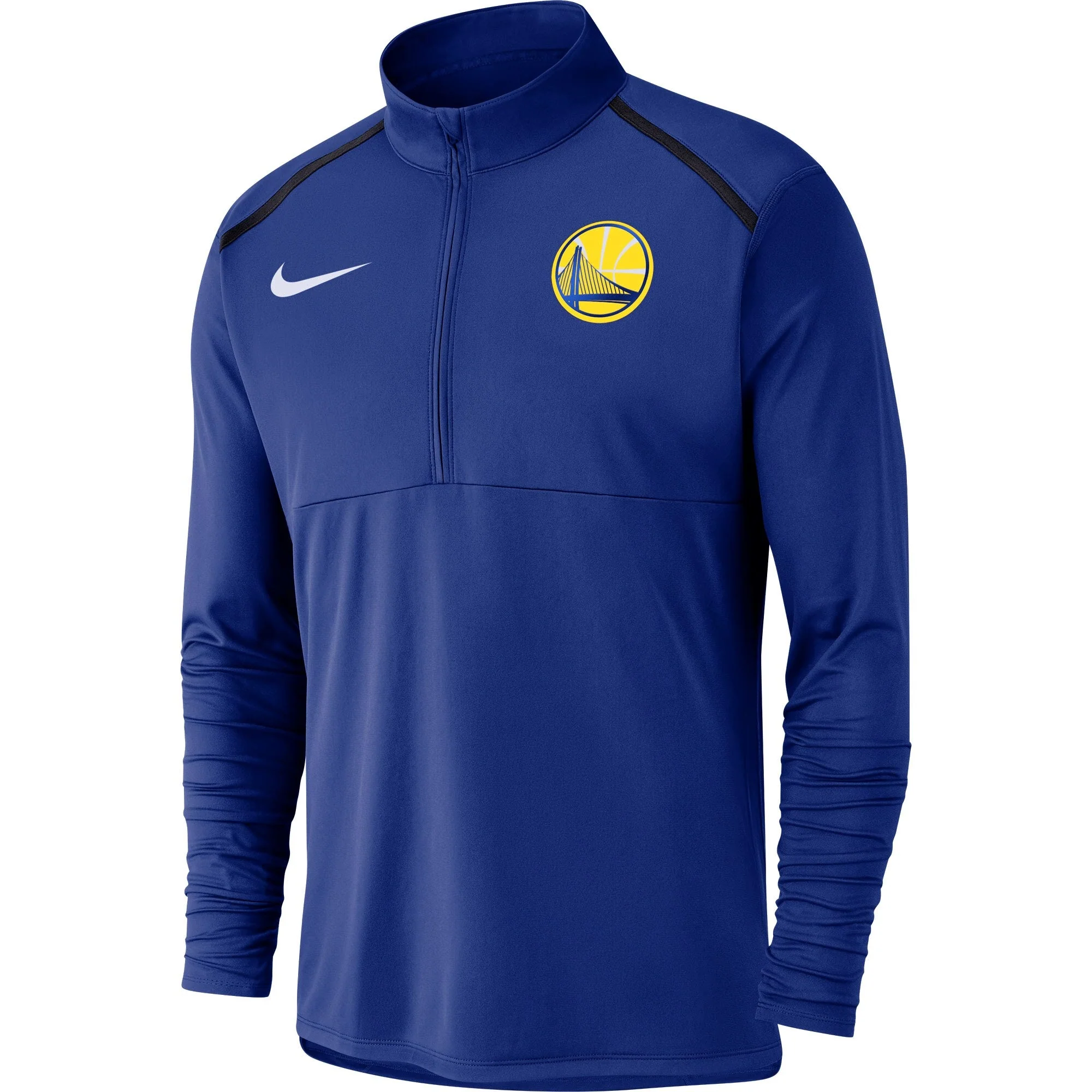 World-Class Nike Men's NBA Golden State Warriors Logo 1 4 Zip Pullover Unique