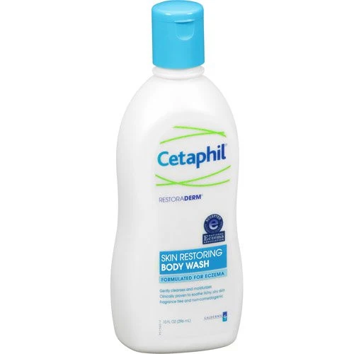 Safe Cetaphil Restoraderm Eczema Skin Restoring Body Wash 10 Oz Advanced