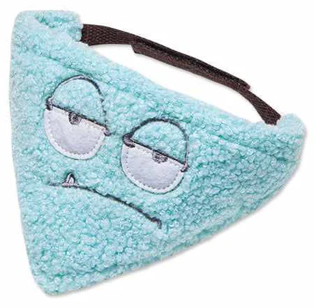 Smooth Pet Life Touchdog 'Dizzy-Eyed Cyclops' Cotton Hook-and-Loop Dog Bandana and Scarf Enhanced