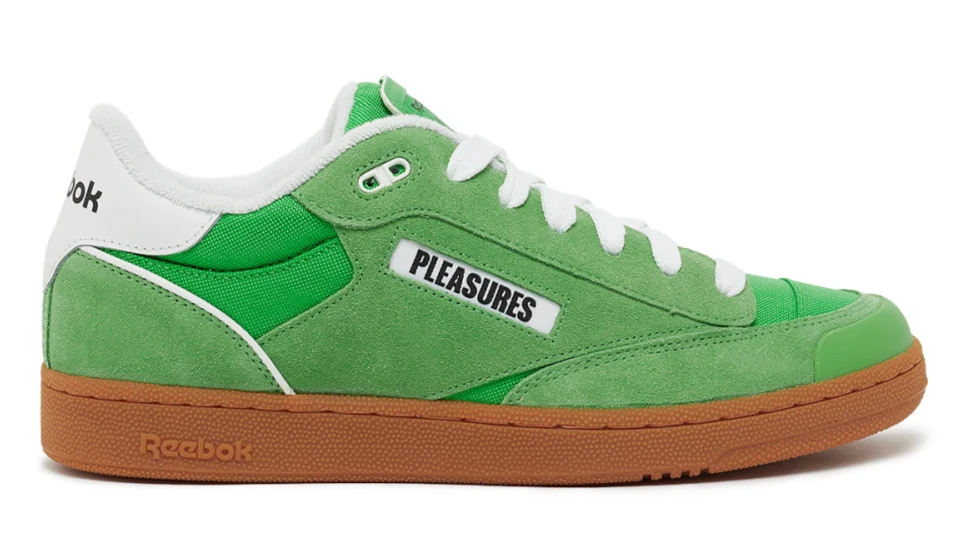 Soft Reebok Men's X Pleasures Club C Bulc Sneakers Genuine