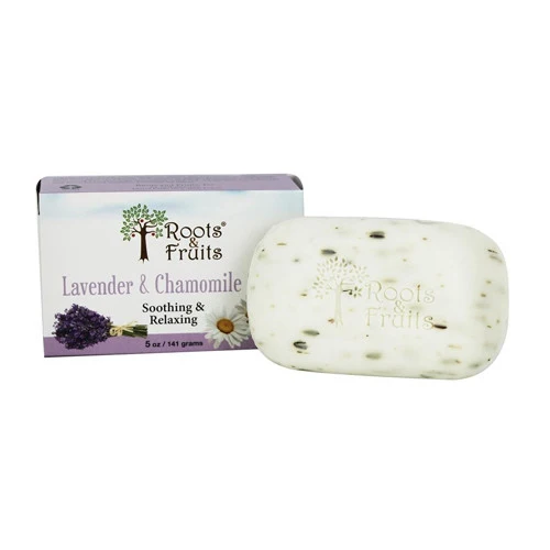 Trusted Roots And Fruits Lavender and Chamomile Bar Soap 5 Oz Superior