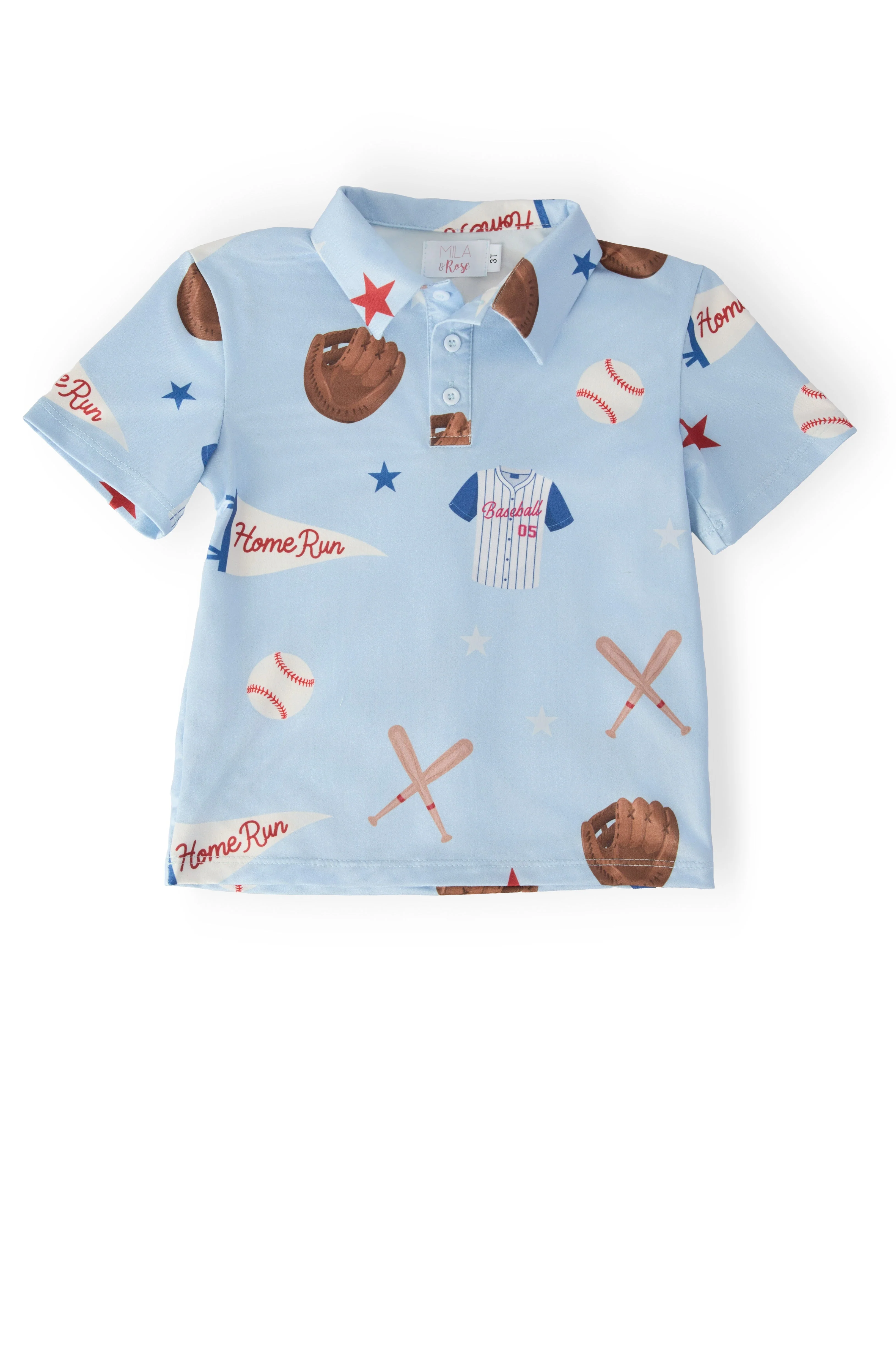 Professional Boys Home Run S S Polo Modern