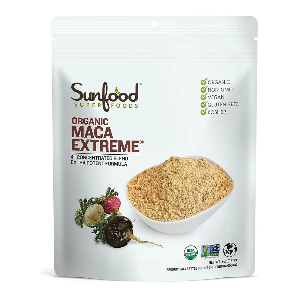 Sophisticated Sunfood Superfoods Organic Maca Extreme Root Powder For Energy Support And Immune Health 8 Oz Trendy