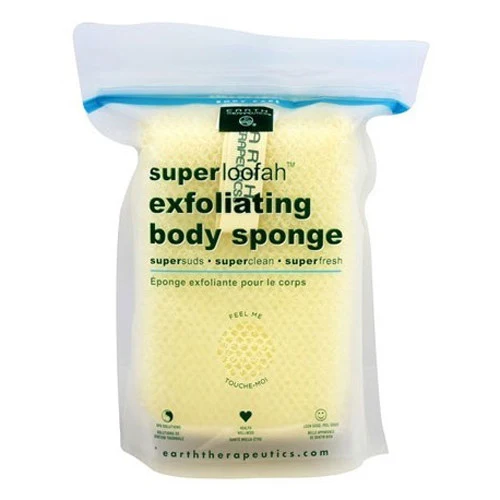 Breathable Earth Therapeutics Superloofah Exfoliating Body Sponge 1 ea Stylish
