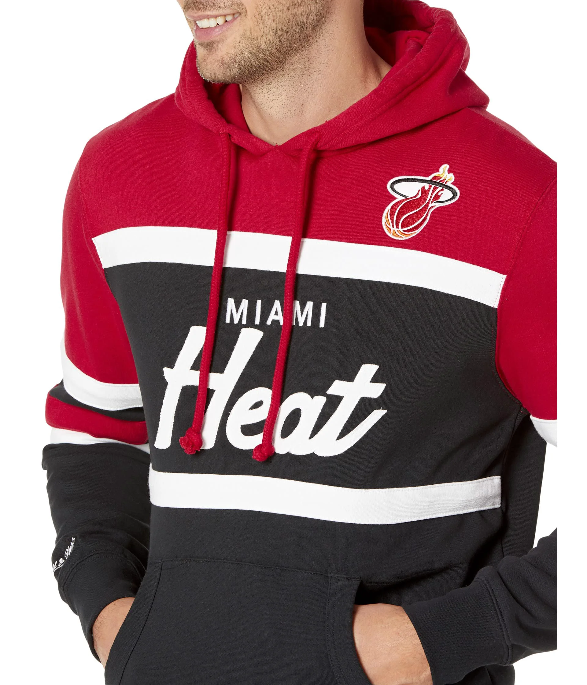 Quality Mitchell Ness Men's NBA Head Coach Hoodie Heat Soft