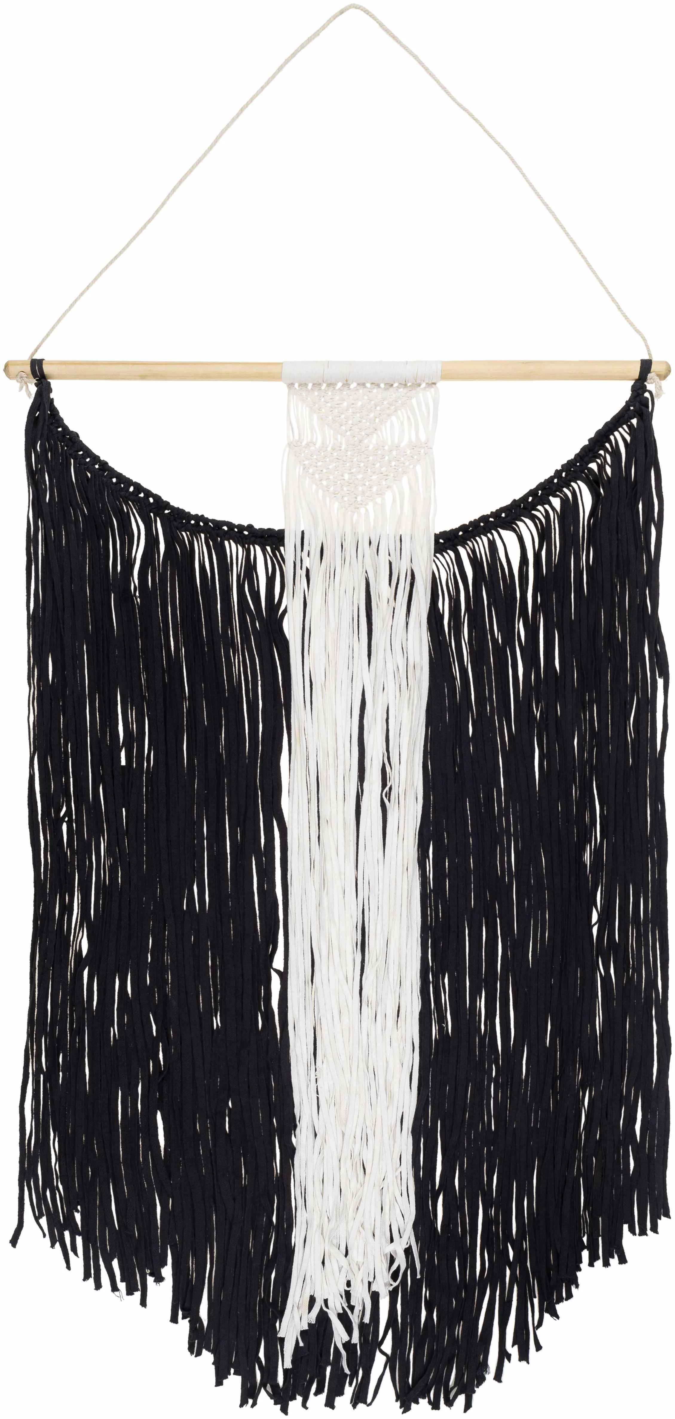 Detailed Rosebank Boho Black and White Wall Hanging - Convenient
