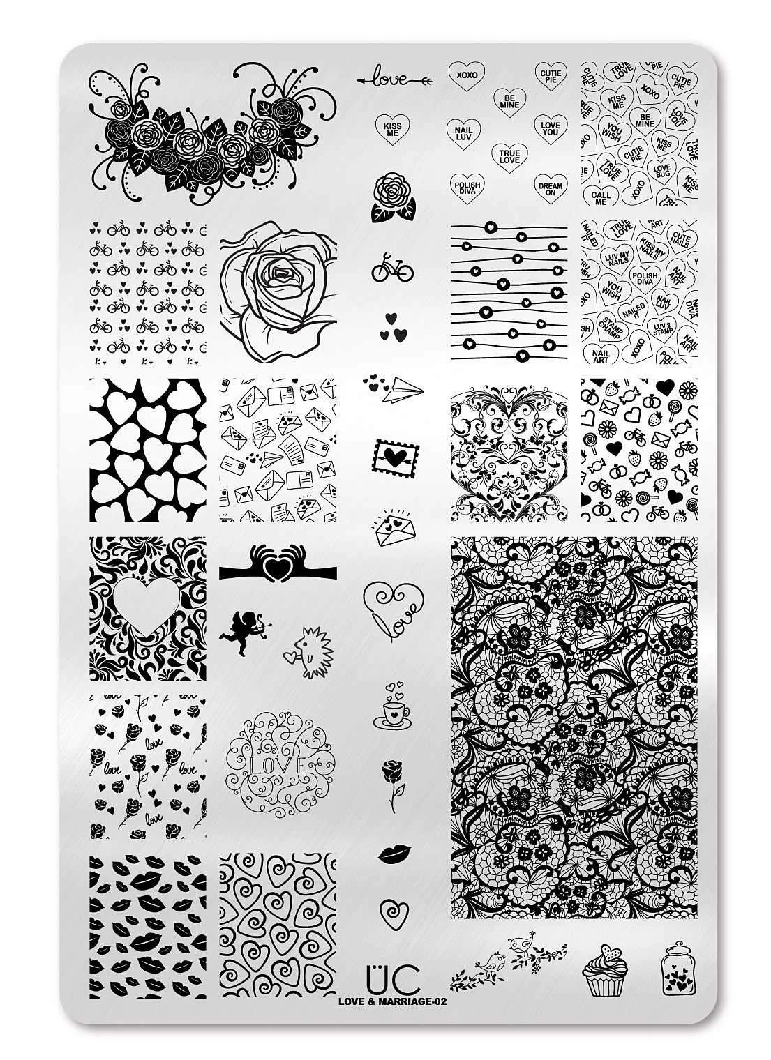 Versatile Love Marriage 2 - Uber Chic Stamping Plate Casual