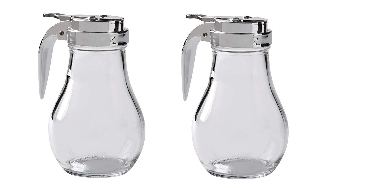 Convenient Pack of 2 Restaurant Pancake Syrup Dispenser Classic