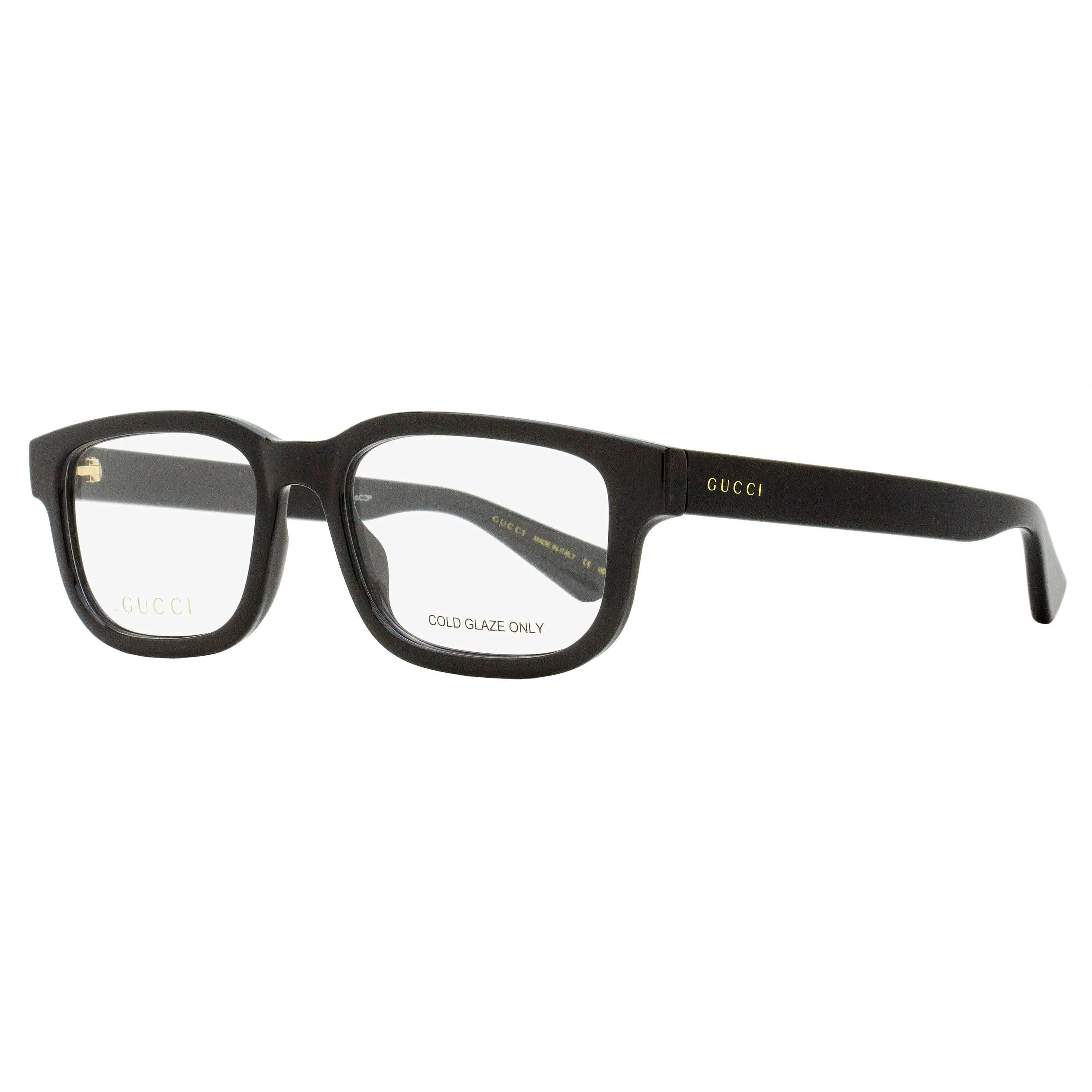 Professional Gucci Arched Rectangular Eyeglasses GG1584O 001 Black 53mm Smart