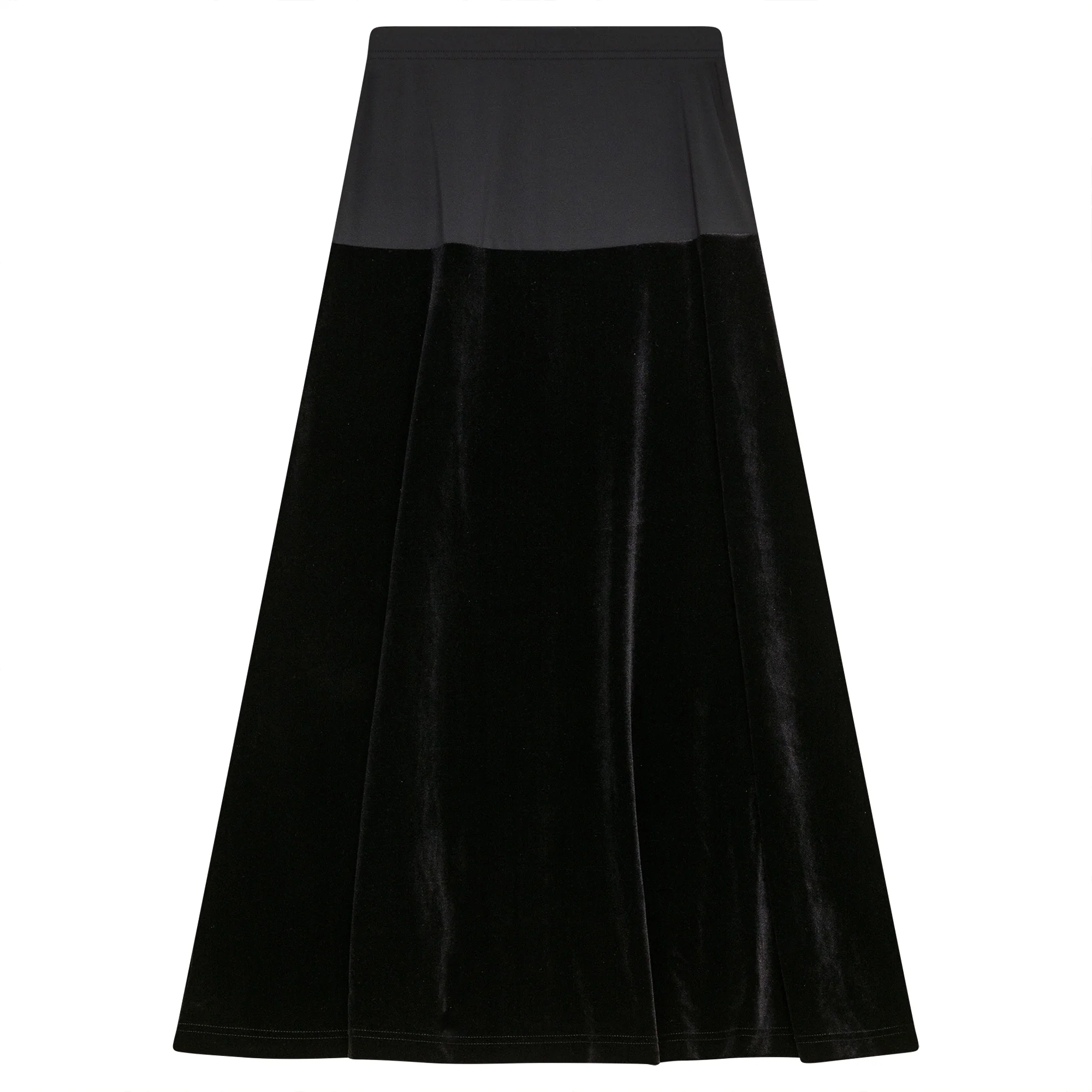 Top-Quality Maternity Velour Maxi Skirt Quality